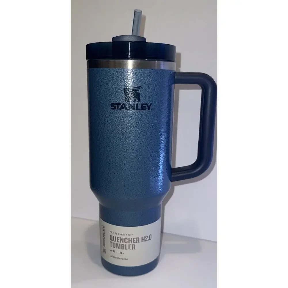 Stanley 40 oz Quencher Tumbler H2.0 Hammertone Lake Blue Dick’s Exclusive NWT